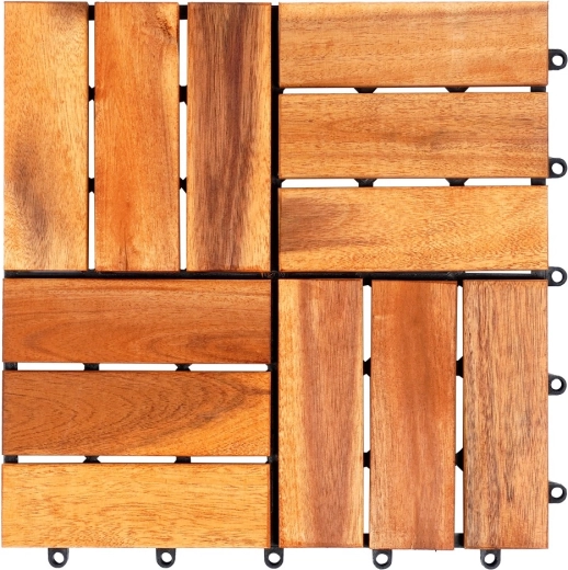 Naturalne drewno akacjowe z trwałą powłoką