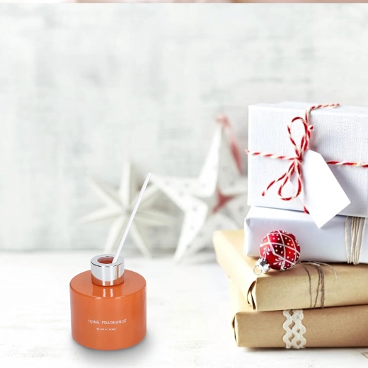 Elegant diffuser i orange glas