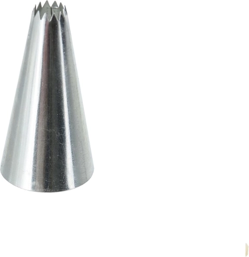 Douille de décoration en acier inoxydable à 12 dents (étoile) – 1 pièce