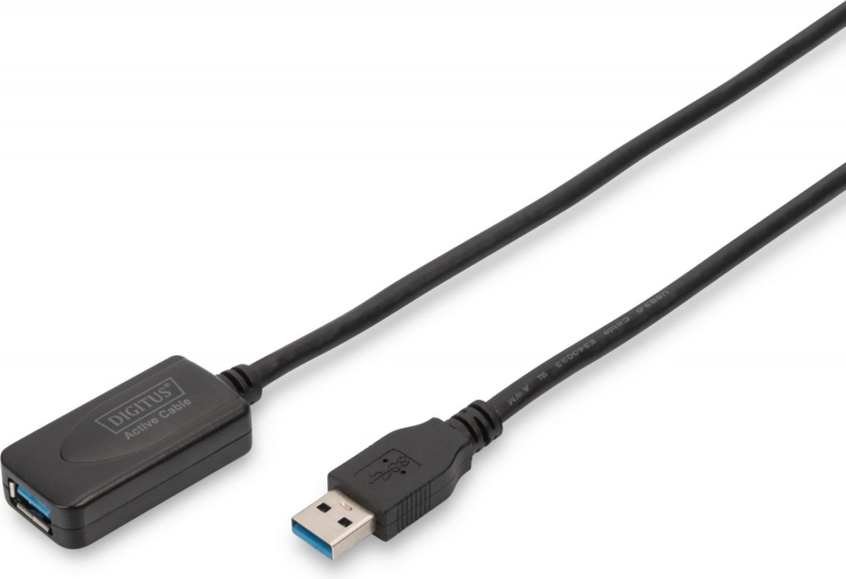 Active USB 3.0 Extension Cable Type A/A Black 5m