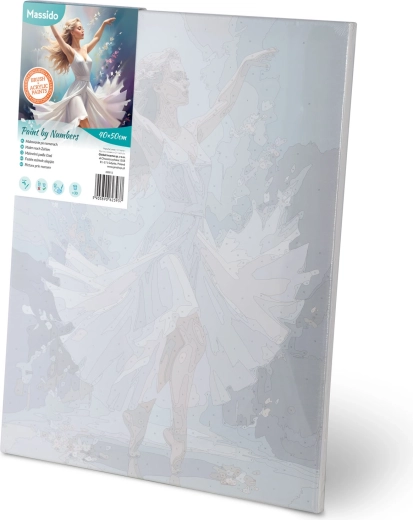 Easy painting thanks to numbered areas