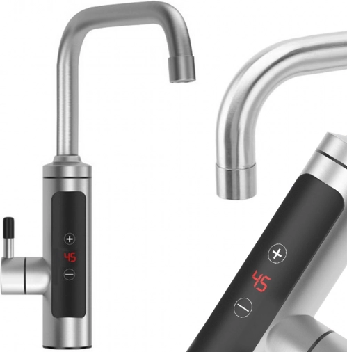Electric Instant Water Heater with LCD Display 3000 W – Kitchen Faucet