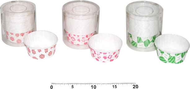 Gekleurde bakkerscupjes