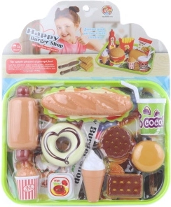 Plastični set hrane s donutom za djecu