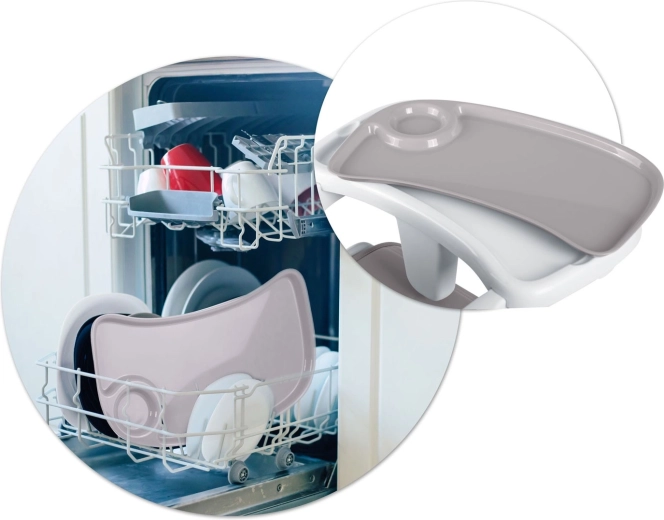 Vassoio con inserto per una pulizia rapida