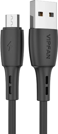 Cavo USB a Micro USB Vipfan Racing X05, 3A, 1m, nero