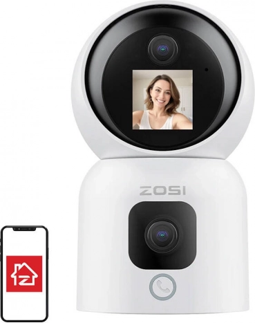 Indoor Wi‑Fi Camera ZOSI 6MP with Dual Band and Motion Tracking