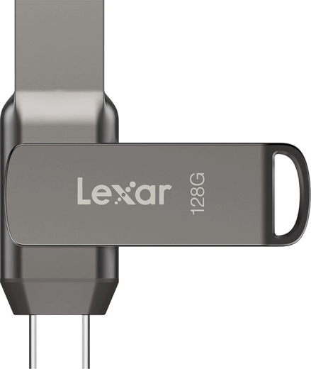 Lexar JumpDrive D400 kétcsatlakozós USB flash meghajtó USB‑C/USB‑A 128 GB