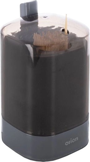 Stuzzicadenti in bambù con dispenser in plastica, 100 pz