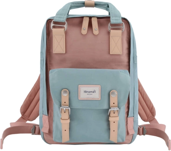 Zaino per laptop Himawari rosa-blu 14''