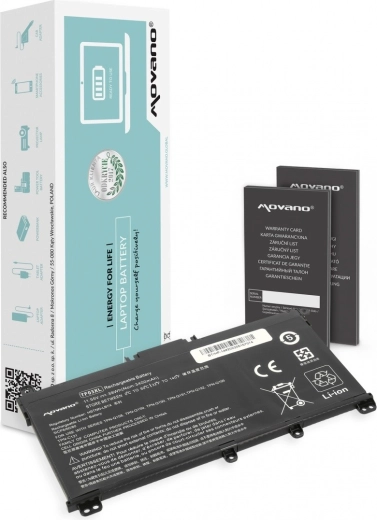 Batteria Movano TF03XL per HP Pavilion 14-bf, 14-bp e 15-cd (3400 mAh, 39 Wh)