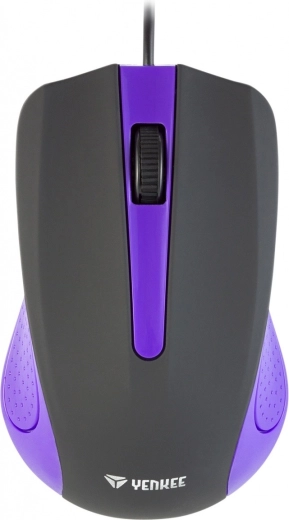 Mouse USB cablata con superficie gommata