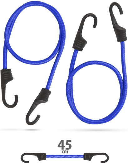 Set Spanngummis blau 45 cm, 2 Stück