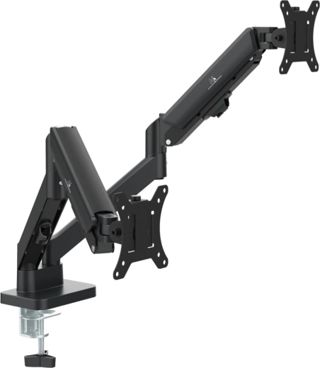 Supporto doppio per monitor 17–32" con bracci a gas MACLEAN MC-134 (2–10 kg)