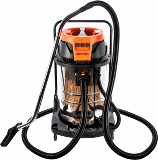 Maltec TurboVac industrial vacuum cleaner 3000 W, 80 l INOX