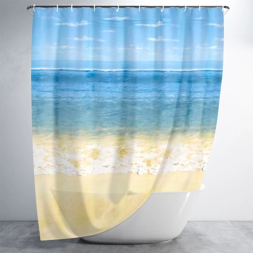 Decorazione a tema spiaggia che illumina l’ambiente