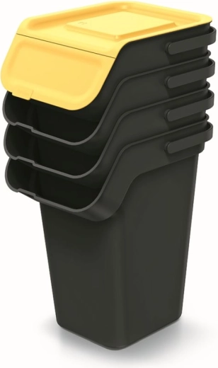 Color-coded lids for quick sorting