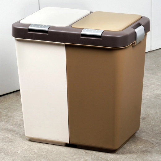 Zwei separate Kammern für einfaches Sortieren