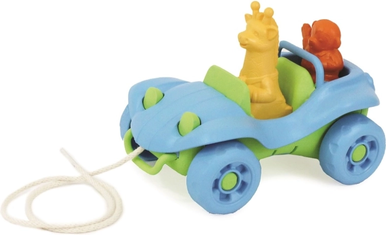 Giocattolo Green Toys Trascina l'Automobilina Blu