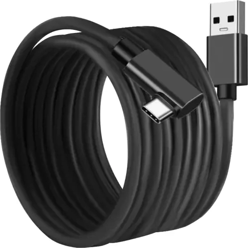 Cavo USB-A 2.0 a USB-C 5 m con angolo retto IZOXIS