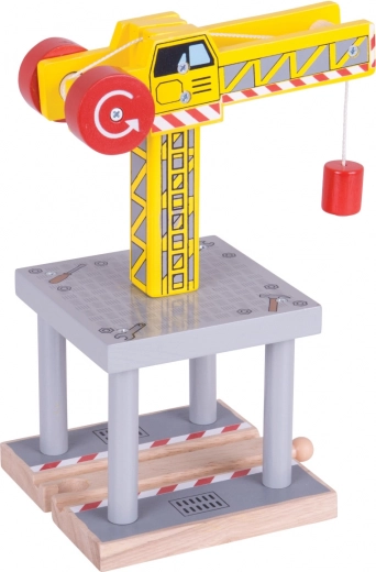 Large Wooden Crane Bigjigs Rail