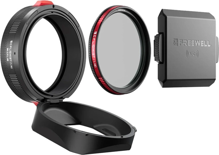 Lens hood with CPL and Black Mist filter for FUJI X100 series (black) Freewell