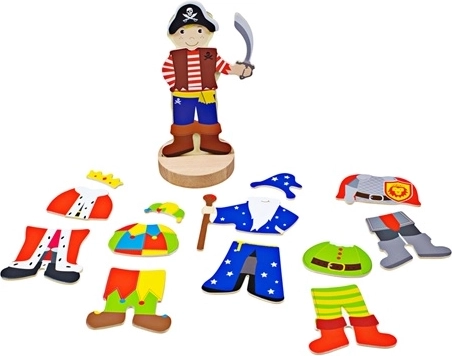 magnetic dress-up puzzle – mystical characters by Bigjigs Toys