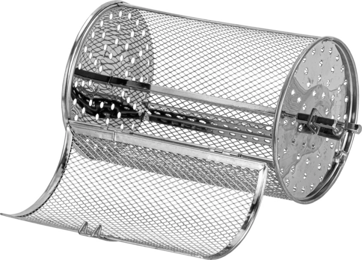 Panier rotatif 360° en acier inoxydable