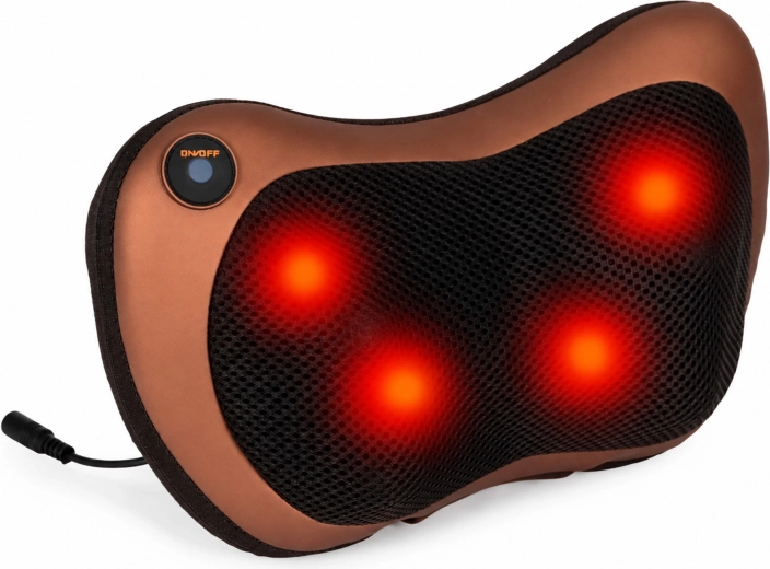 Heated Shiatsu massage with 4 heads