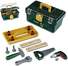 Valigetta per bambini con attrezzi e avvitatore a batteria BOSCH