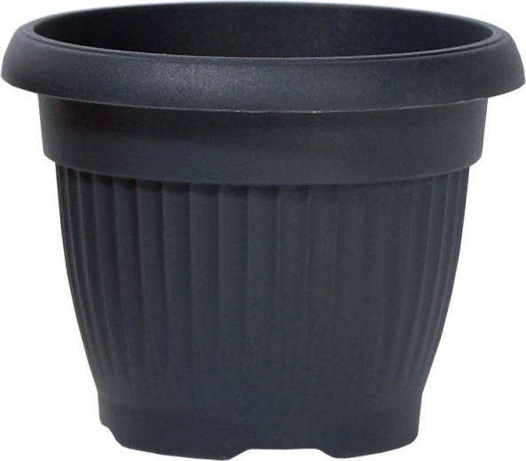 Okrúhly kvetináč Terra 40 cm antracit