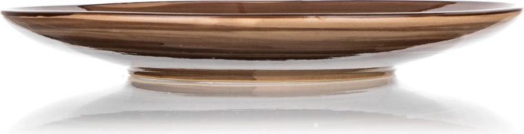 Émaillage marron stylé au brillant élégant