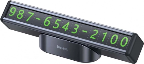 Baseus tabella di parcheggio temporanea per auto (nera)
