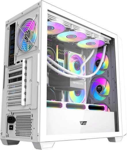 Spacious interior for high-performance components