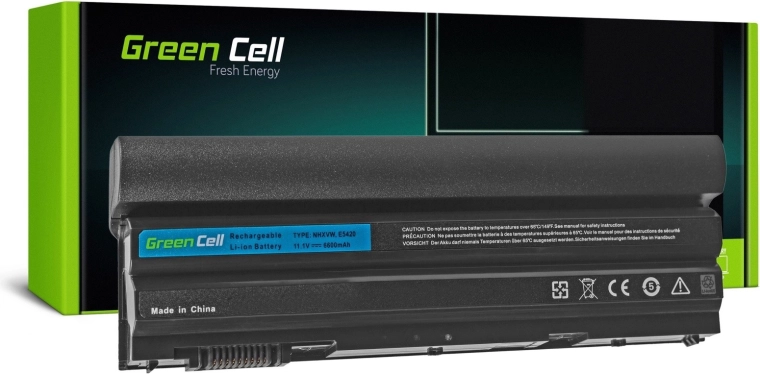 Green Cell battery for Dell E5520 11.1 V 6600 mAh