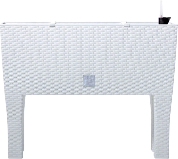 Jardinière auto-arrosante Rato Case High 80 cm blanche