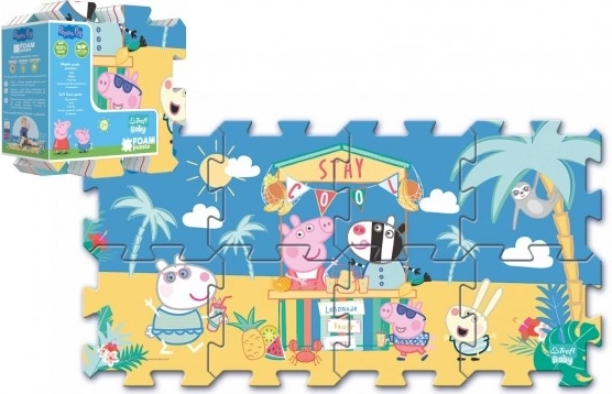 Pena sestavljanka PUJSA PEPPA – poletne počitnice