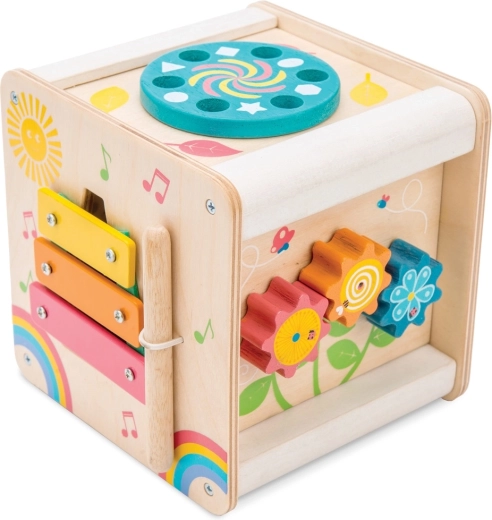 Cubo sensoriale educativo in legno Le Toy Van