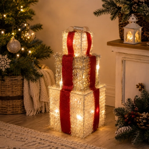 Decorazione LED natalizia Regali 37 cm - 1 pezzo