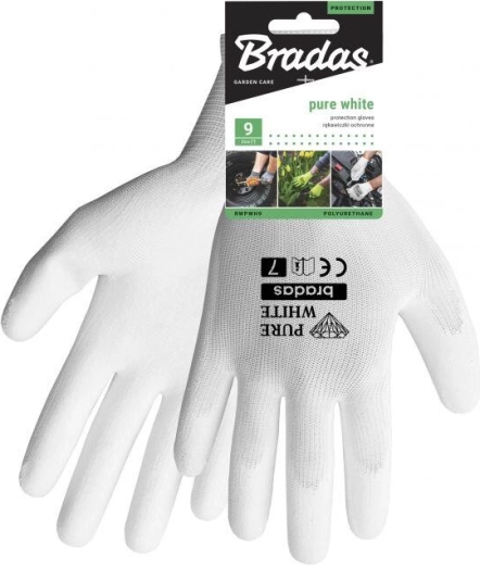 Handschoenen Pure White PU maat 7
