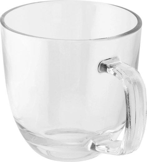 Clear glass and stable base