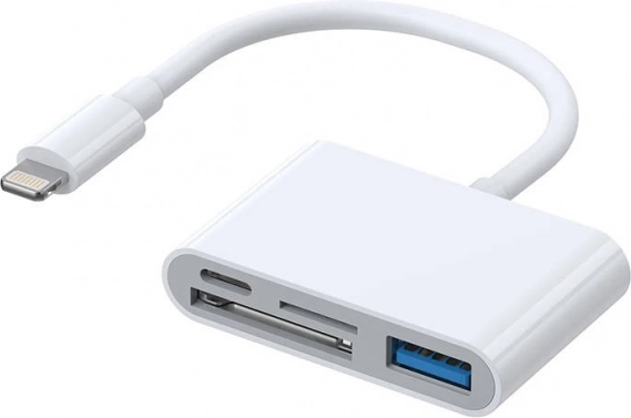 Adattatore Joyroom Lightning a USB OTG con lettore di schede SD/microSD