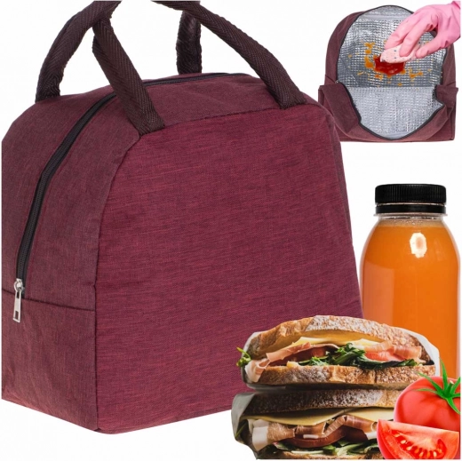 Thermal Insulated Lunch Bag – Red