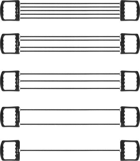 Adjustable resistance thanks to five strands