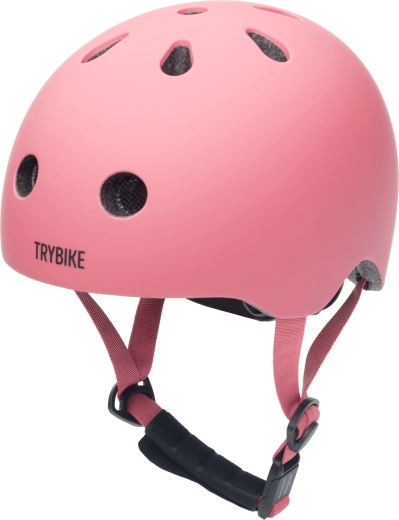 Trybike dziecięcy kask na rower i rolki różowy XS