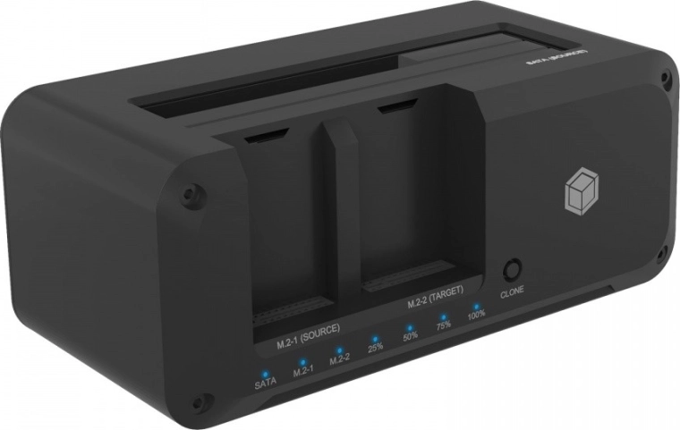 Supporto per clonazione IB-2924MSCL-C31 Docking & CloneStation 1x 2,5"/3,5" su 1x M.2 NVMe