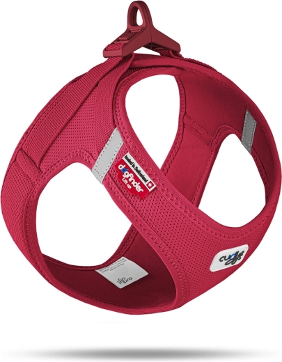 Curli Air-Mesh dog harness with buckle red 3XS (1.5–3 kg)