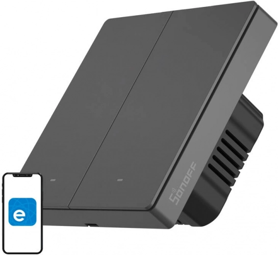 Slimme WiFi-schakelaar Sonoff M5 2-kanaals