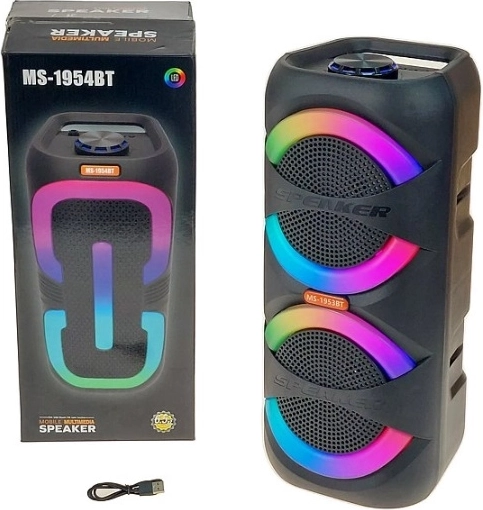 Portable Bluetooth speaker MS-1954BT with RGB lighting