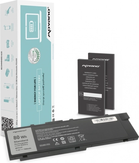 Batteria Movano per Dell Precision 15 7510 e Precision 17 7710 (MFKVP) 7000 mAh / 80 Wh